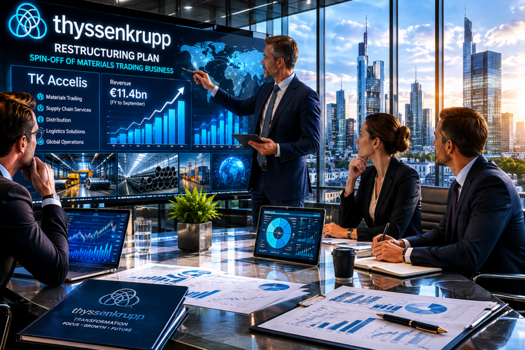 Thyssenkrupp Restructuring Gains Momentum with Major Business Spin-Off Thyssenkrupp Restructuring